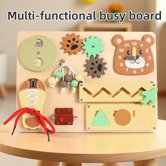 Kids Multi-Functional Busy Board